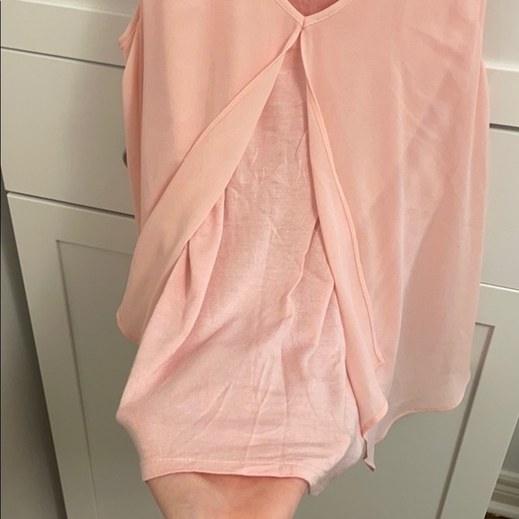 Pink Fancy Sleeveless Flowy BCX Tank Top - Picture 4 of 9
